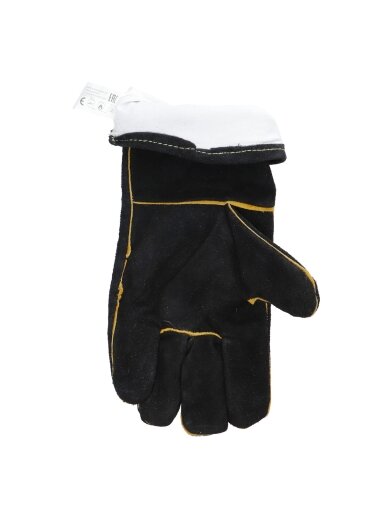 Pirštinės suvirinimo odinės juodos 36 cm PROTECT2U BLACK (P531-58)