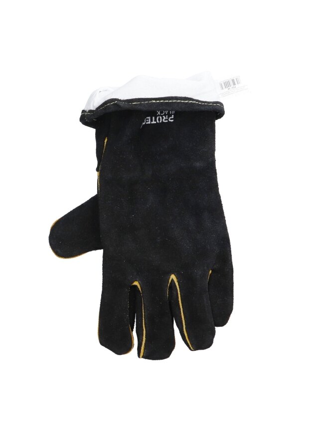 Pirštinės suvirinimo odinės juodos 36 cm PROTECT2U BLACK (P531-58) 2 Pirštinės suvirinimo odinės juodos 36 cm PROTECT2U BLACK (P531-58) 2