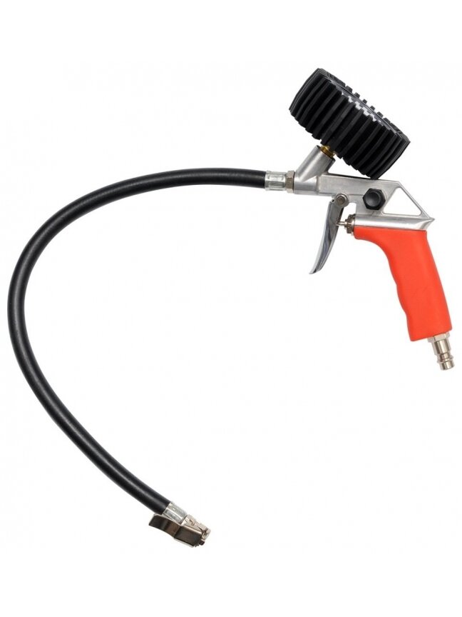 Pistoletas pripūtimui su manometru Yato | 1/4", 0,8mPa Pistoletas pripūtimui su manometru Yato | 1/4", 0,8mPa