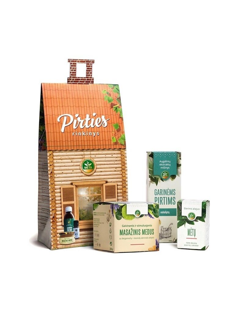 Pirties rinkinys Mėta, 3 vnt.
