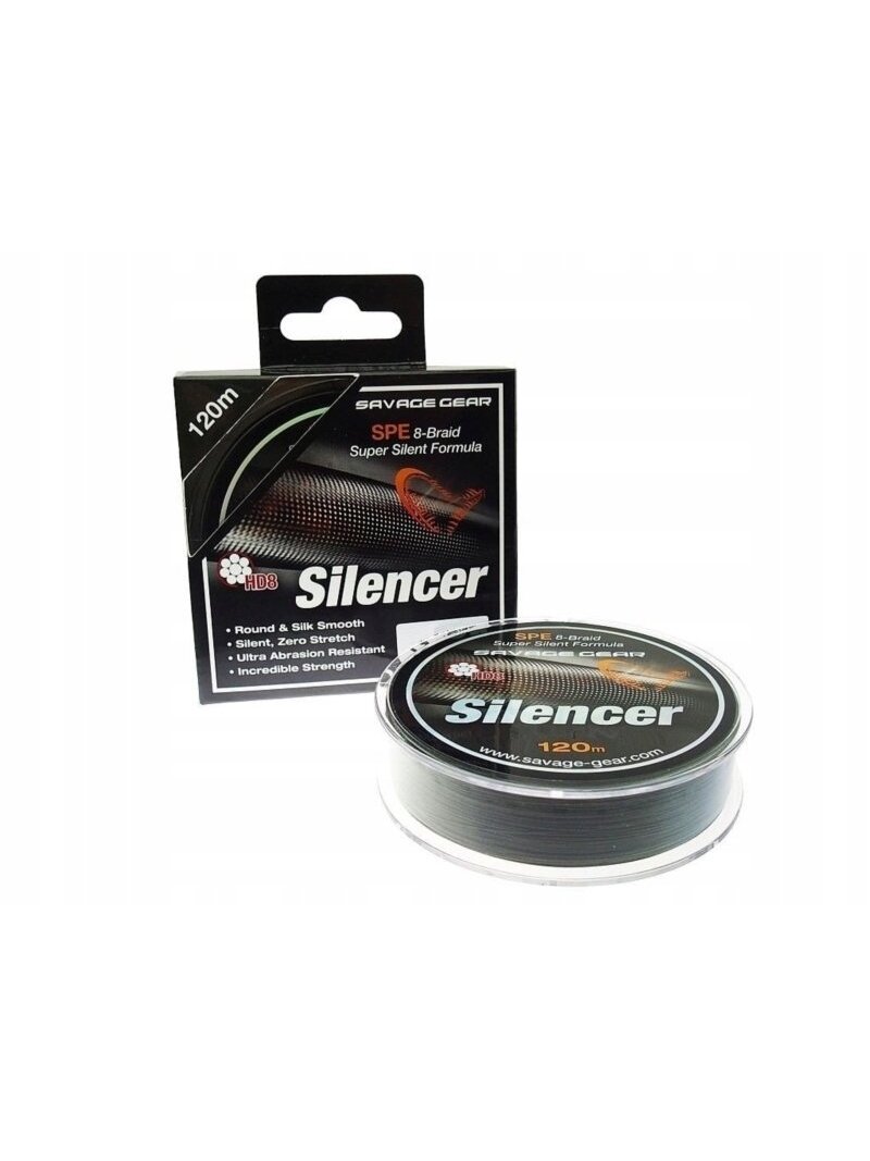 Pintas Valas 8-gijų SG HD8 Silencer Braid 0.12mm 120m Green