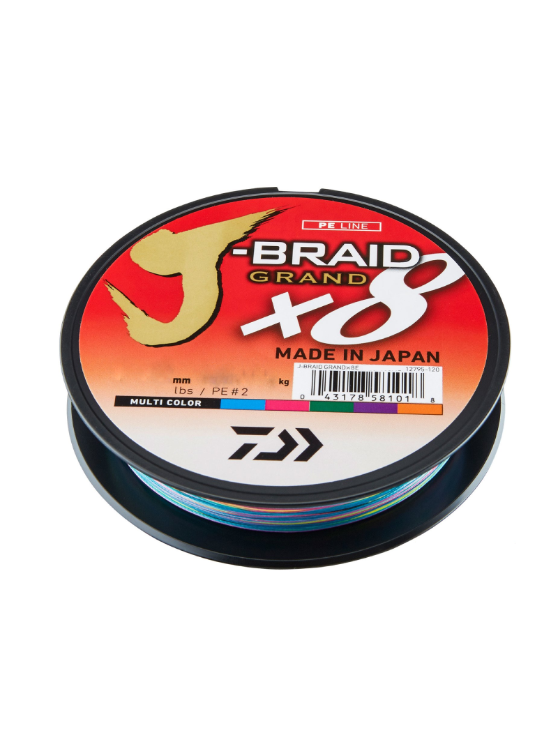 Pintas Valas DAIWA J-Braid Grand x8 0.22mm 19,5kg 150m Multicolor Pintas Valas DAIWA J-Braid Grand x8 0.22mm 19,5kg 150m Multicolor