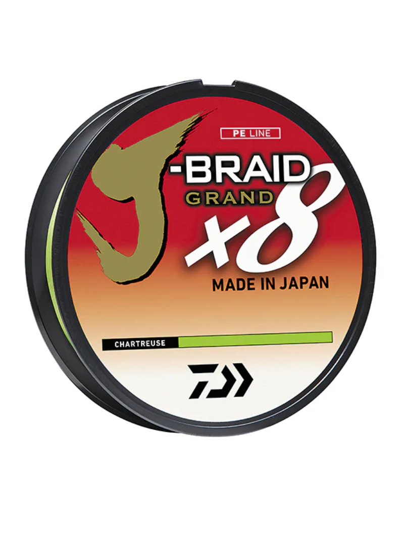 Pintas Valas DAIWA J-Braid Grand X8 Chartreuse 270m 0.06mm Pintas Valas DAIWA J-Braid Grand X8 Chartreuse 270m 0.06mm
