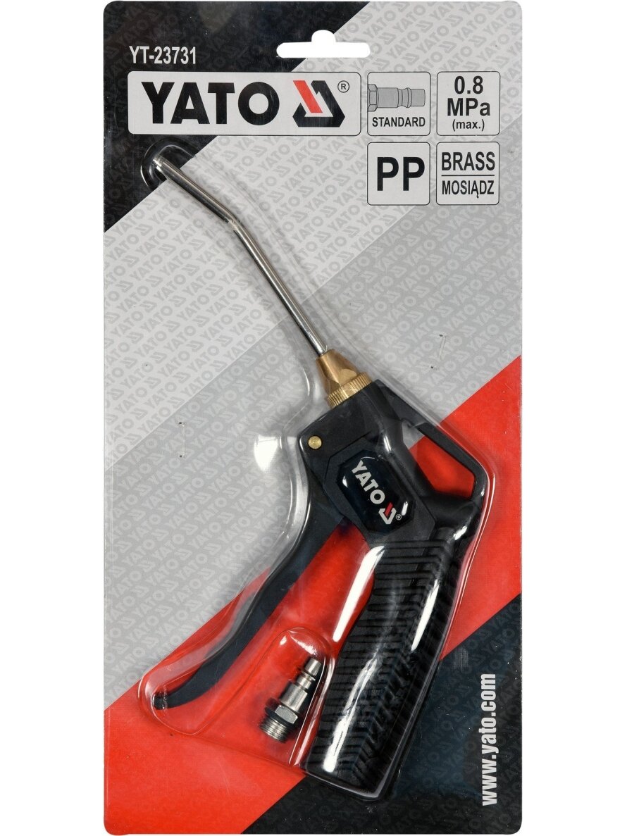 Pistoletas prapūtimui 1/4'', 8 bar, 110mm Yato 1