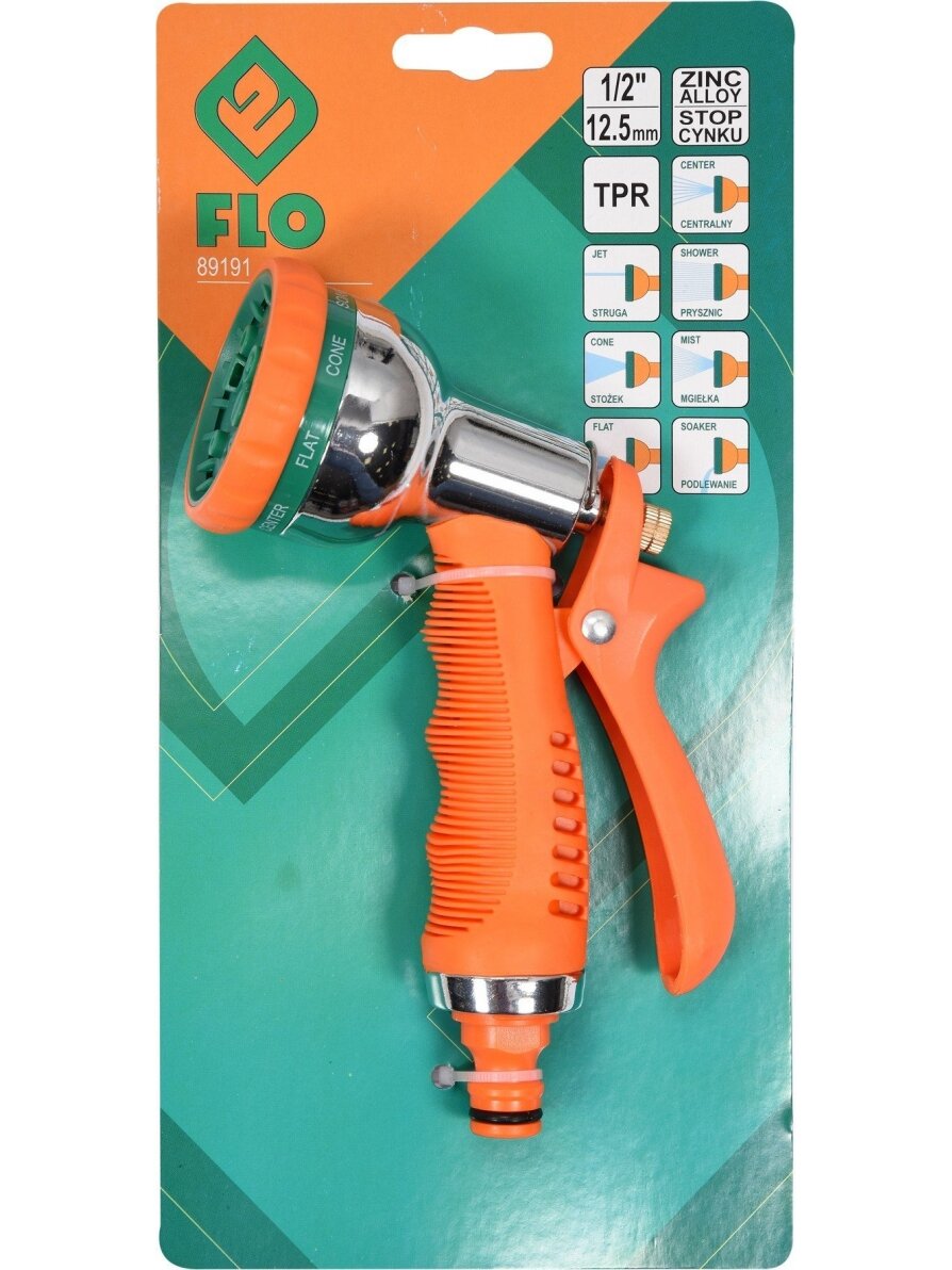Pistoletas-antgalis purškimui , 7 padėtys Flo | 1/2" 1 Pistoletas-antgalis purškimui , 7 padėtys Flo | 1/2" 1