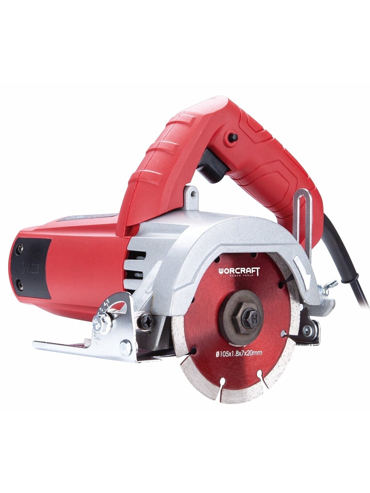 ⬡ Pjūklas diskinis mūrui 110mm 1400W (MC14110A, WORCRAFT) ⬡ Pjūklas diskinis mūrui 110mm 1400W (MC14110A, WORCRAFT)