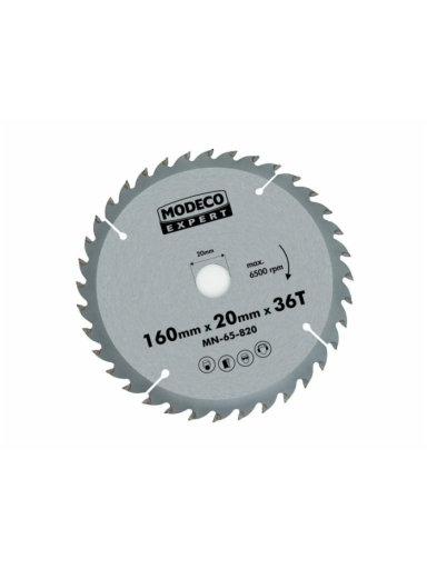 Pjūklas medžiui diskinis, 203 mm, 30/20/16 mm, 30 dantų, Modeco (N-65-845) Pjūklas medžiui diskinis, 203 mm, 30/20/16 mm, 30 dantų, Modeco (N-65-845)