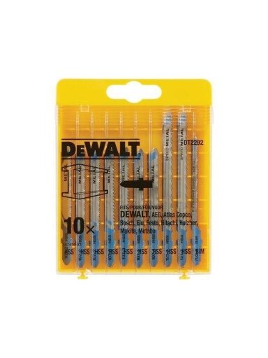 Pjūklelių metalui rinkinys Dewalt 10 vnt DT2292-QZ
