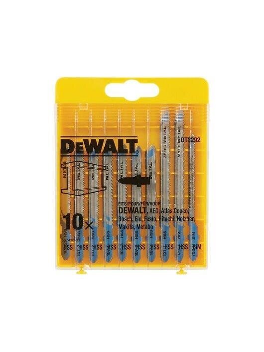 Pjūklelių metalui rinkinys Dewalt 10 vnt DT2292-QZ 1 Pjūklelių metalui rinkinys Dewalt 10 vnt DT2292-QZ 1