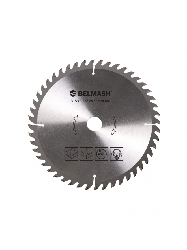 Pjovimo diskas BELMASH 315×32×3.2/2.2 48T Pjovimo diskas BELMASH 315×32×3.2/2.2 48T