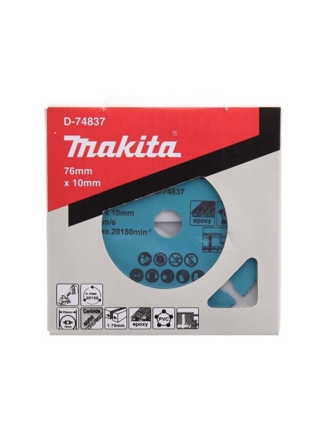 Pjovimo diskas Makita 76 x 10 mm D-74837 2 Pjovimo diskas Makita 76 x 10 mm D-74837 2