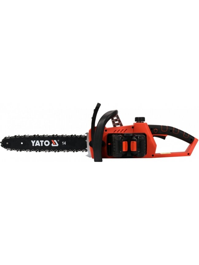 Pjūklas grandininis akumuliatorinis 14" 36V=2X18V (2X2,0Ah) Yato 1 Pjūklas grandininis akumuliatorinis 14" 36V=2X18V (2X2,0Ah) Yato 1