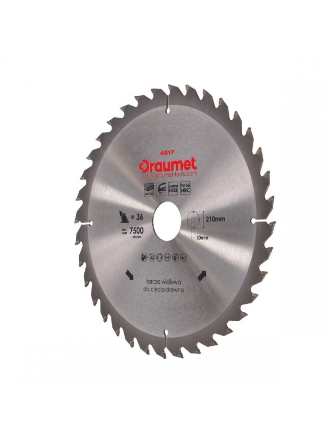Pjūklas medžiui diskinis Draumet | 184x30 T36 Pjūklas medžiui diskinis Draumet | 184x30 T36