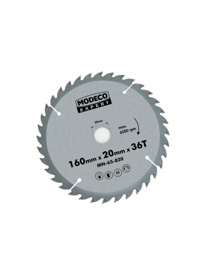 Pjūklas medžiui diskinis, 203 mm, 30/20/16 mm, 30 dantų, Modeco (N-65-845)