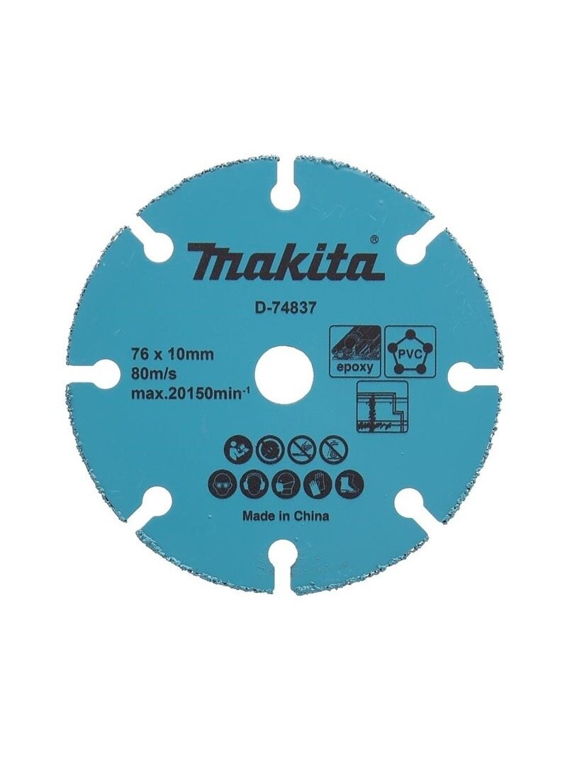 Pjovimo diskas Makita 76 x 10 mm D-74837 Pjovimo diskas Makita 76 x 10 mm D-74837