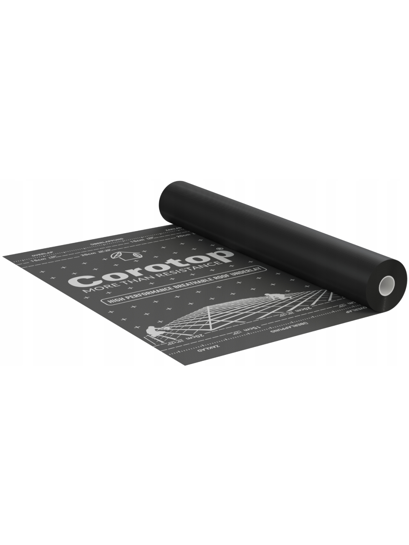 Plėvelė difuzinė Corotop Ultra 220g SK2 (75m2) du lipnūs šonai 1 Plėvelė difuzinė Corotop Ultra 220g SK2 (75m2) du lipnūs šonai 1