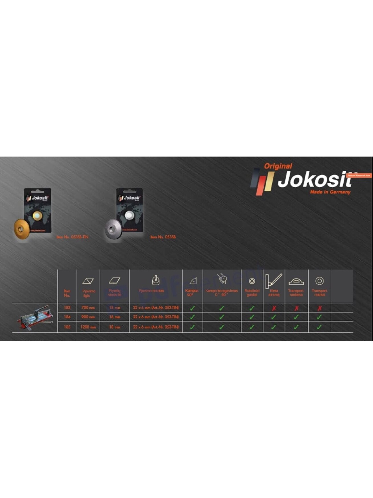 Plytelių pjaustymo staklės JOKOSIT PROFI CUT MAX (1200 mm) 3 Plytelių pjaustymo staklės JOKOSIT PROFI CUT MAX (1200 mm) 3