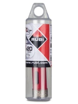 Plytelių gręžimo karūna Rubi 4910, 20 mm 1 Plytelių gręžimo karūna Rubi 4910, 20 mm 1