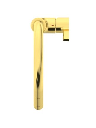 Plautuvės maišytuvas Ideal Standard GUSTO sukiojamu ir ištraukiamu snapu, vandens temperatūros ribojimas, brushed gold 1