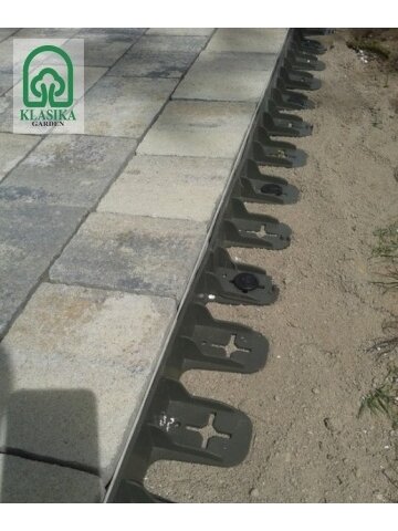 Plastikinis vejos bortas, žalias 80cm. 1 Plastikinis vejos bortas, žalias 80cm. 1