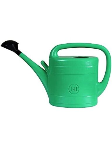 Plastikinis laistytuvas, su antgaliu, 14 l