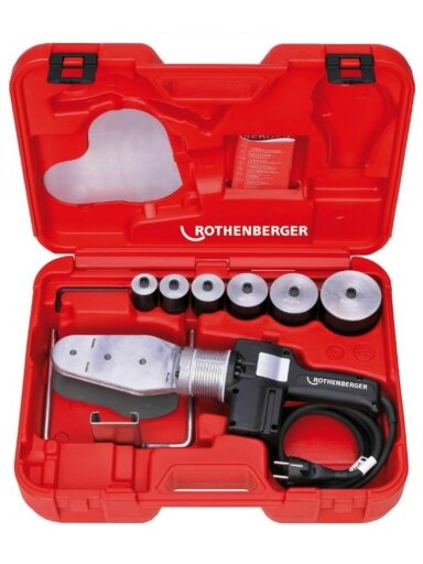Plastiko vamzdžių  suvirinimo aparatas ROWELD P63 S-6, Set 2, Rothenberger