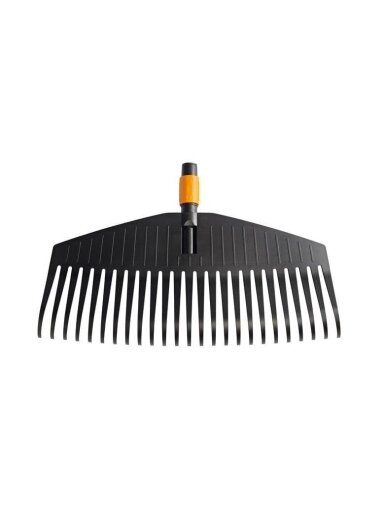 Platus vėduoklinis grėblys Fiskars QuikFit 135013, be koto