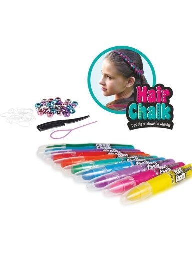 Plaukų kreidelės COLORINO 68635PTR, 10 vnt.