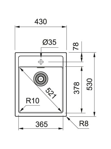Plautuvė Franke SID SID 610-40 114.0500.019