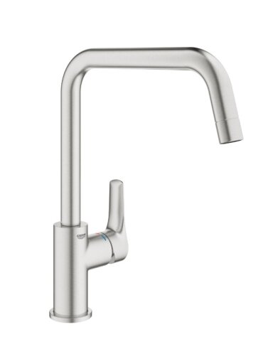 Plautuvės maišytuvas, EUROSMART SINGLE-LEVER SINK MIXER 1/2, supersteel Plautuvės maišytuvas, EUROSMART SINGLE-LEVER SINK MIXER 1/2, supersteel