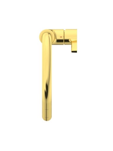 Plautuvės maišytuvas Ideal Standard GUSTO sukiojamu ir ištraukiamu snapu, vandens temperatūros ribojimas, brushed gold Plautuvės maišytuvas Ideal Standard GUSTO sukiojamu ir ištraukiamu snapu, vandens temperatūros ribojimas, brushed gold