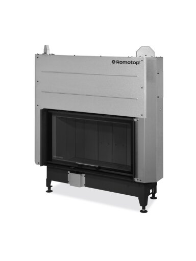 Plieninis židinio ugniakuras Romotop KV HEAT H3LF06 88.50.06, juoda pakura IGN, pakeliamomis durimis Plieninis židinio ugniakuras Romotop KV HEAT H3LF06 88.50.06, juoda pakura IGN, pakeliamomis durimis