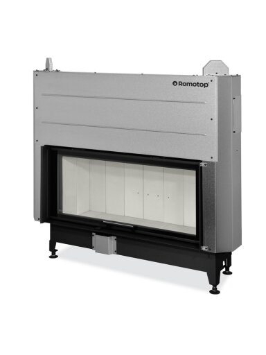 Plieninis židinio ugniakuras Romotop KV HEAT H3LG04 110.50.04 IGN su pak. 50x110 cm