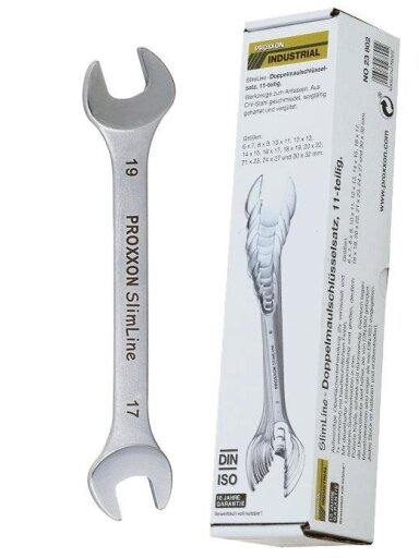 Plokščių raktų komplektas Proxxon, 6-32 mm, 11 vnt.