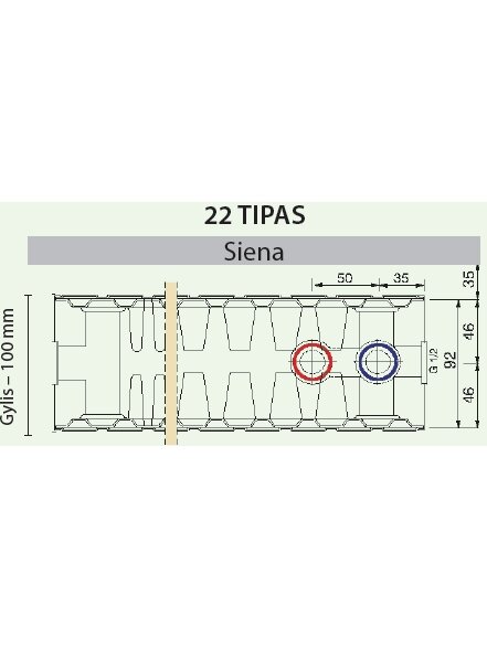 Plieninis radiatorius GALANT UNI 22UNI-9-0900, universalus prijungimas 2 Plieninis radiatorius GALANT UNI 22UNI-9-0900, universalus prijungimas 2