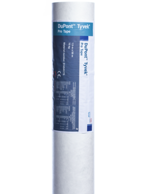 Plėvelė difuzinė Tyvek® Supro + Tape, 75 kv.m 2 Plėvelė difuzinė Tyvek® Supro + Tape, 75 kv.m 2