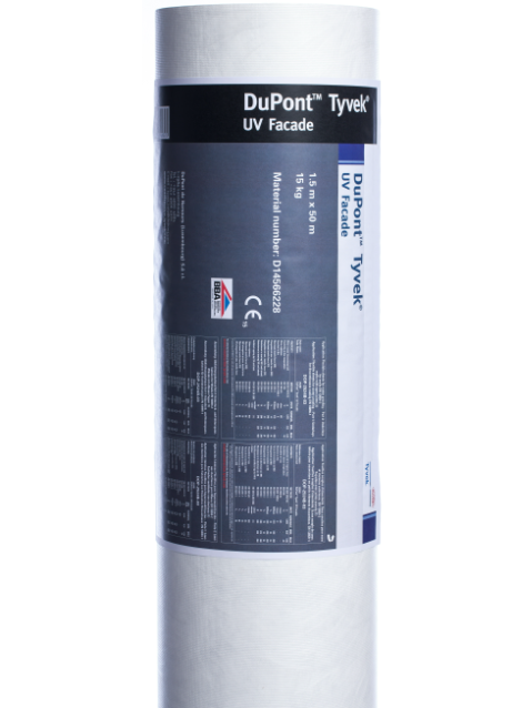 Plėvelė vėjo izoliacinė Tyvek® UV facade, 75 kv.m. 2 Plėvelė vėjo izoliacinė Tyvek® UV facade, 75 kv.m. 2