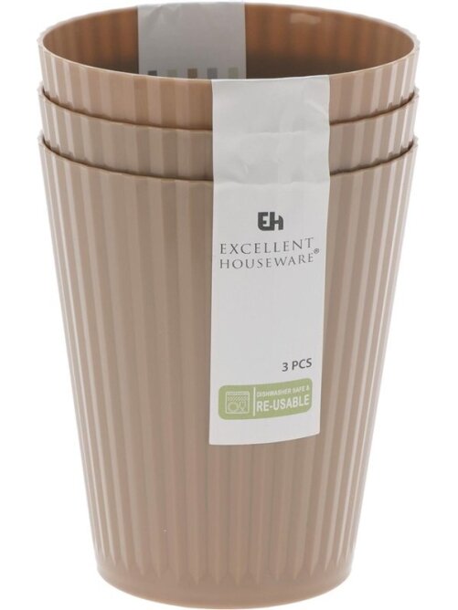 Plastikinė stiklinė 178000750, 300 ml, plastikas, 3 vnt. Plastikinė stiklinė 178000750, 300 ml, plastikas, 3 vnt.