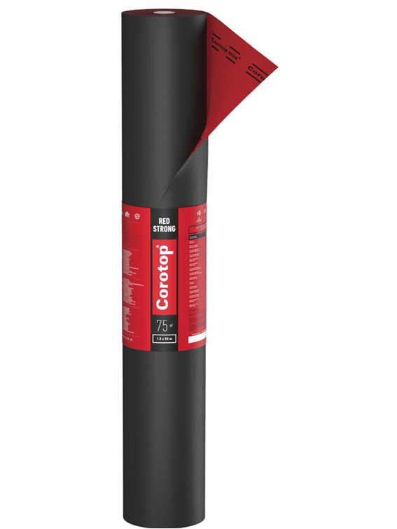 Plėvelė difuzinė COROTOP Red Strong 180 g / m² (75 m² / rul) Plėvelė difuzinė COROTOP Red Strong 180 g / m² (75 m² / rul)