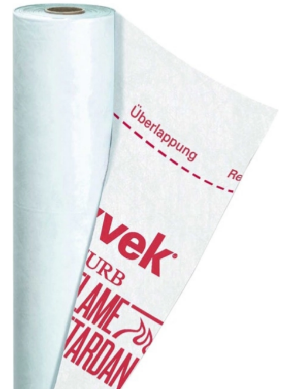 Plėvelė difuzinė Tyvek® FireCurb™ Soft, 75 kv.m Plėvelė difuzinė Tyvek® FireCurb™ Soft, 75 kv.m