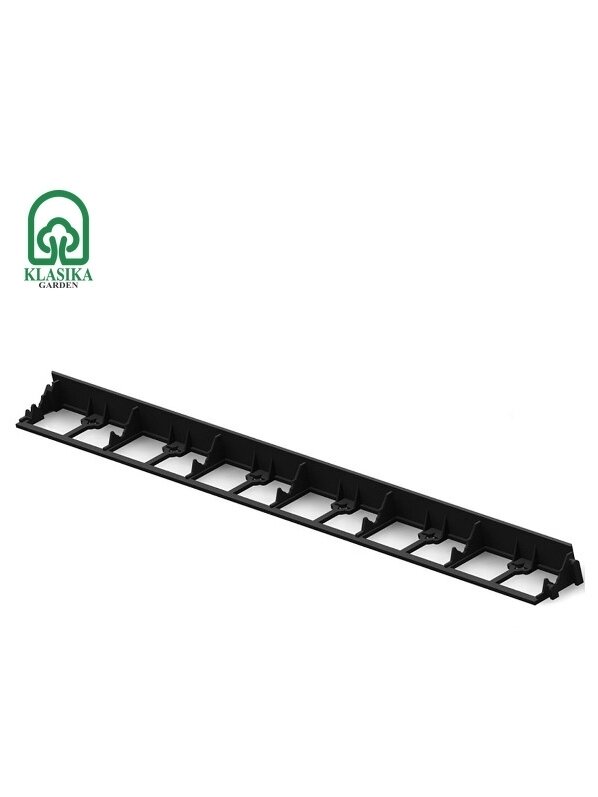 Plastikinis vejos bortas, juodas 4,5 x 100 cm Plastikinis vejos bortas, juodas 4,5 x 100 cm