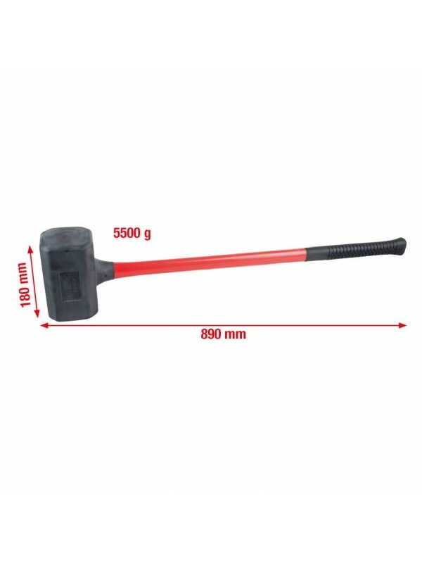 Plaktukas beatotrankis su minkšta galva 5500g, KS Tools 1 Plaktukas beatotrankis su minkšta galva 5500g, KS Tools 1