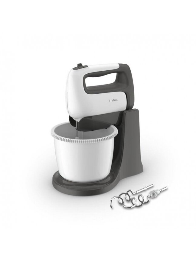 Plakiklis su dubeniu Tefal Prep'Mix+ HT464138, baltas/pilkas Plakiklis su dubeniu Tefal Prep'Mix+ HT464138, baltas/pilkas
