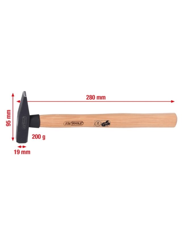 Plaktukas 200g, KS Tools 2