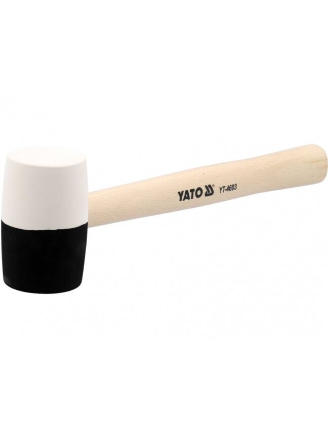 Plaktukas guminis mediniu kotu Yato | d-58mm, 580g, 341mm Plaktukas guminis mediniu kotu Yato | d-58mm, 580g, 341mm