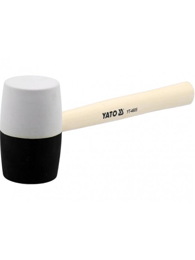 Plaktukas guminis mediniu kotu Yato | d-72mm, 980g, 345mm Plaktukas guminis mediniu kotu Yato | d-72mm, 980g, 345mm