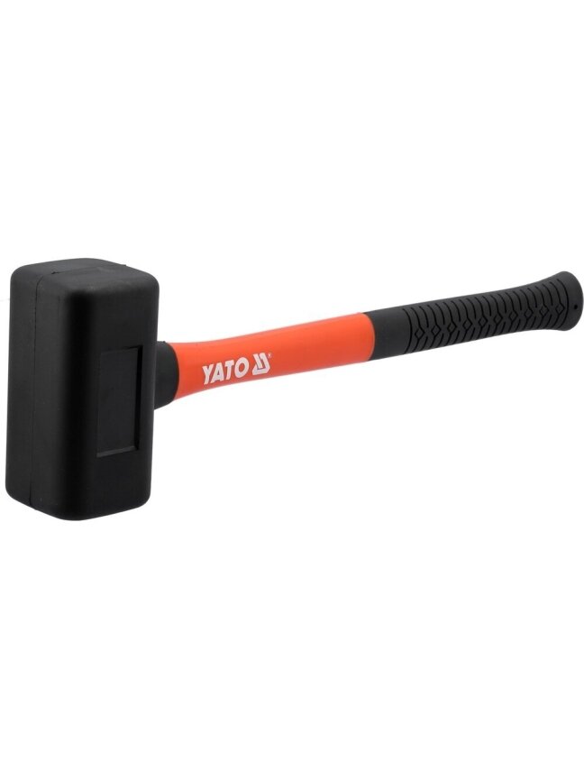 ⬡ Plaktukas su minkštu smūgiu ir stiklo pluošto kotu 5.5 kg, L=900 mm (YT46273, YATO) ⬡ Plaktukas su minkštu smūgiu ir stiklo pluošto kotu 5.5 kg, L=900 mm (YT46273, YATO)