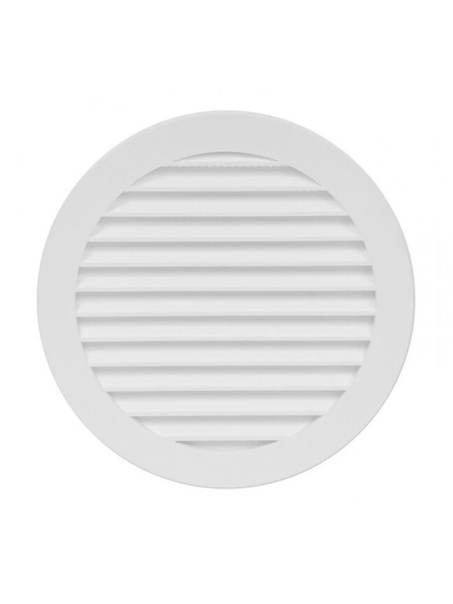 Plast. ventiliacijos grotelės EUROPLAST VR125, D125, baltos Plast. ventiliacijos grotelės EUROPLAST VR125, D125, baltos