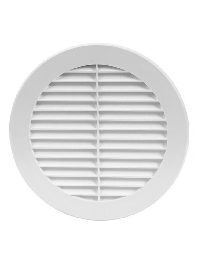 Plast. ventiliacijos grotelės EUROPLAST VR150, D150, baltos Plast. ventiliacijos grotelės EUROPLAST VR150, D150, baltos