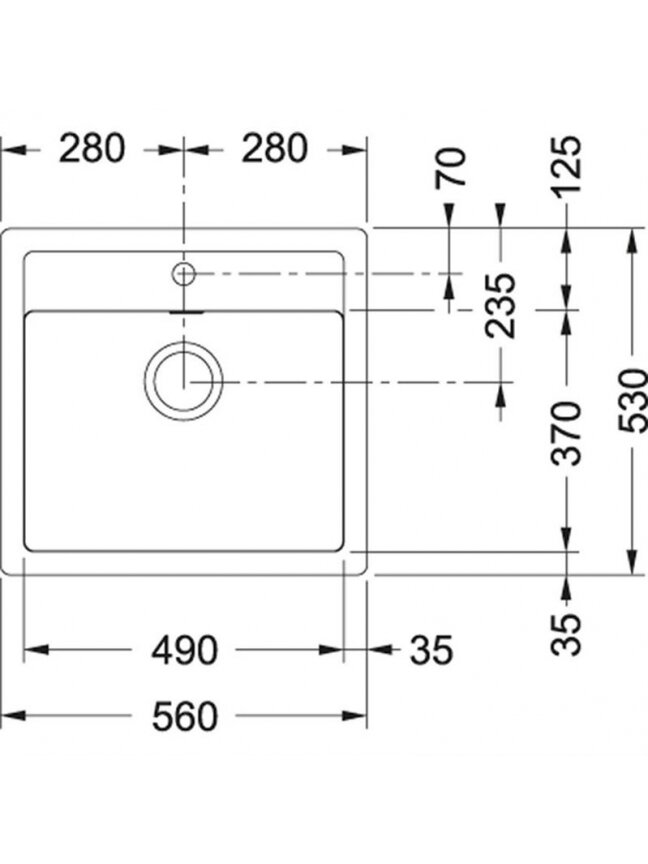 Plautuvė Franke Tectonite Sirius SID 610 1 Plautuvė Franke Tectonite Sirius SID 610 1